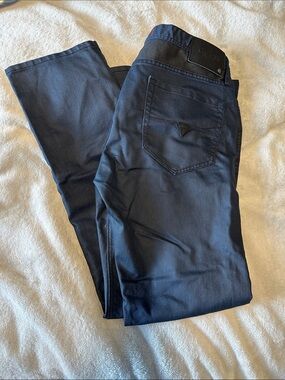 Guess Men's Navy Skinny Jeans 34x30